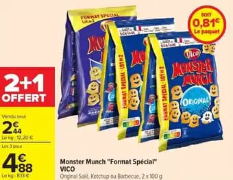 VICO Monster Munch "Format Spécial" 2 x 100 g