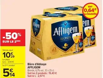 AFFLIGEM Bière d'Abbaye