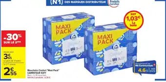 CARREFOUR SOFT Mouchoirs Confort "Maxi Pack"