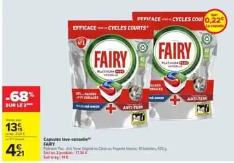 FAIRY Capsules lave-vaisselle