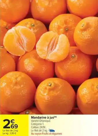 Mandarine à jus 2 kg
