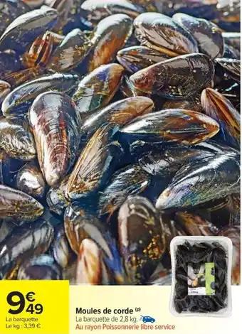 Moules de corde 2.8 kg