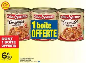 Le Choucroute Garnie WILLIAM SAURIN 840 g