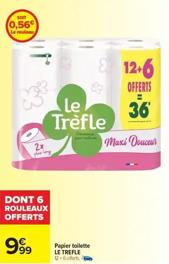 Papier toilette LE TREFLE