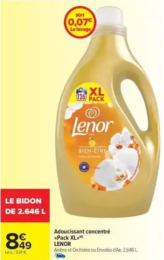 Adoucissant concentré Pack XL LENOR 2.646 L