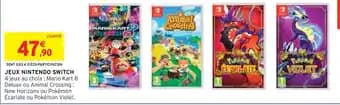 Promotion Exclusives de 1
Jeux nintendo switch : Découvrez l'Offre incontournable