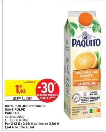 Promotion Exclusives de 5
D'orange sans pulpe : Découvrez l'Offre incontournable