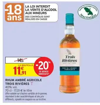 Promotion Exclusives de 8
Rhum ambre : Découvrez l'Offre incontournable