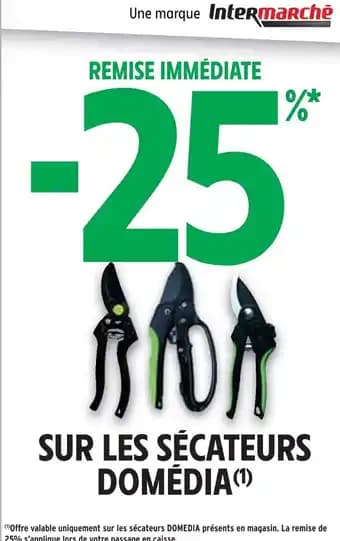 DOMÉDIA Sur les sécateurs