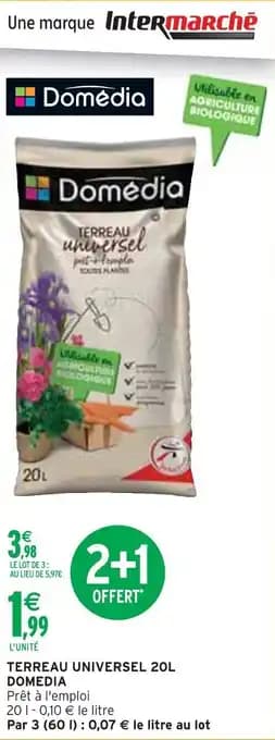 DOMEDIA Terreau universel 20 L