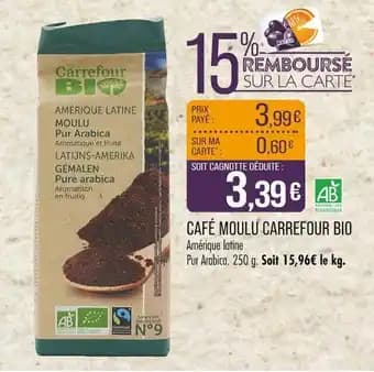Promotion Exclusives de 50
Café moulu : Découvrez l'Offre incontournable