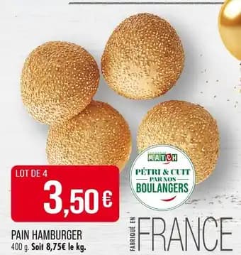 Promotion Exclusives de 1
Hamburger : Découvrez l'Offre incontournable