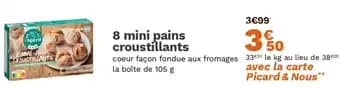 8 mini pains croustillants 105 g