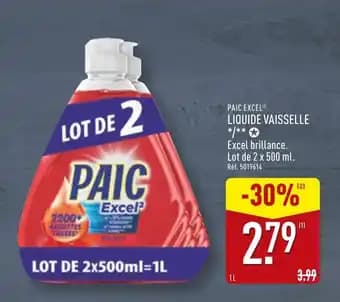 Promotion Exclusives de 39
Liquide vaisselle : Découvrez l'Offre incontournable