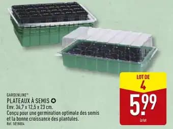GARDENLINE Plateaux à semis