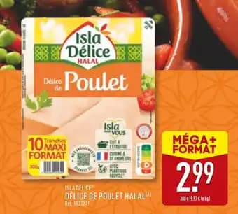 ISLA DÉLICE Délice de poulet halal