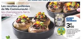 FILIÈRE QUALITÉ CARREFOUR Champignon blanc de paris agroécologie