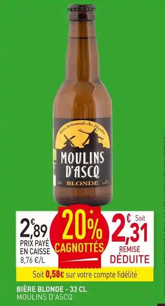 Moulins d'Ascq Bière blonde