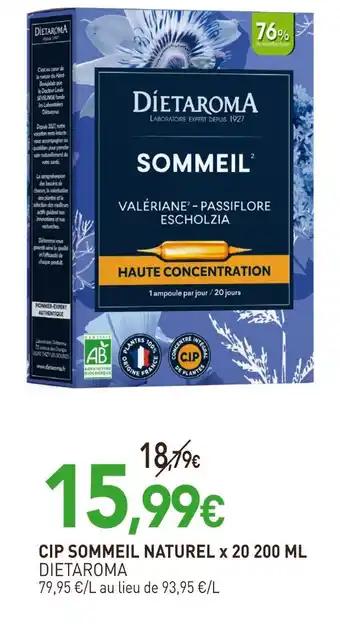 Dietaroma Cip sommeil naturel x 20