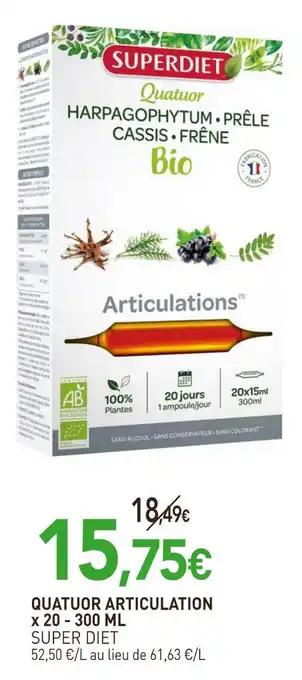 SUPER DIET Quatuor articulation