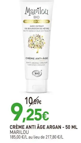Marilou Crème anti âge argan