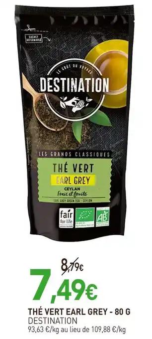 DESTINATION Thé vert earl grey