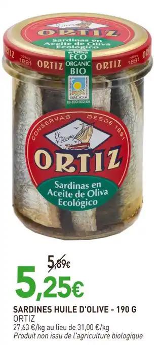ORTIZ Sardines huile d'olive