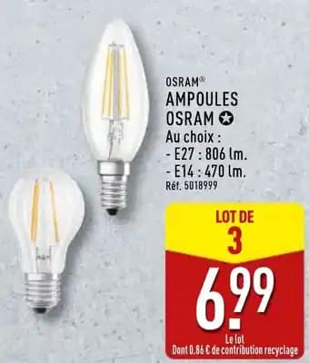 Promotion Exclusives de 11
            
        
        Ampoules : Découvrez l'Offre incontournable