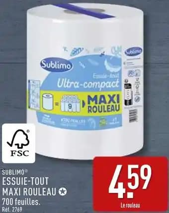 Sublimo essuie-tout maxi rouleau