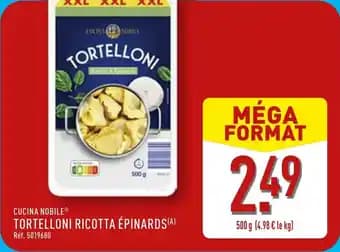 Cucina nobile tortelloni ricotta épinards 500 g