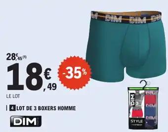 DIM Lot de 3 boxers homme