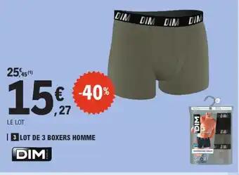 DIM Lot de 3 boxers homme
