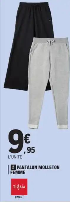 TISSAIA Pantalon molleton femme