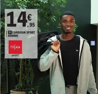 TISSAIA Cardigan sport homme