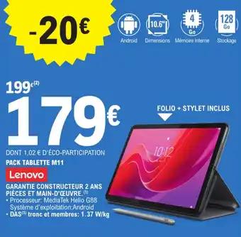 LENOVO Pack tablette m11