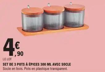 Promotion Exclusives de 30
Épices : Découvrez l'Offre incontournable