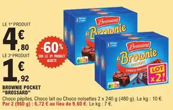 "BROSSARD" Brownie pocket 480 g