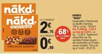Promotion Exclusives de 2
Nakd : Découvrez l'Offre incontournable