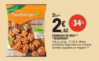 Promotion Exclusives de 1
Seeberger : Découvrez l'Offre incontournable