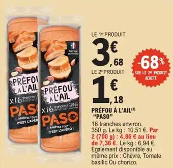 "PASO" Préfou à l'ai 350 g