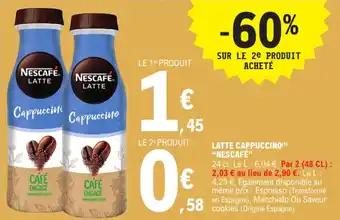 "NESCAFÉ" Latte cappuccino