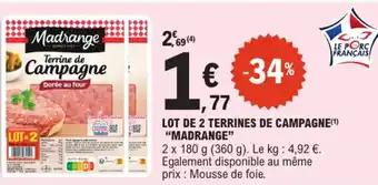 Promotion Exclusives de 2
Madrange : Découvrez l'Offre incontournable