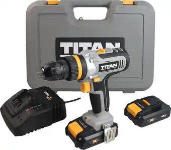 Perceuse visseuse 18 v + 2 batteries 2 ah + 1 chargeur