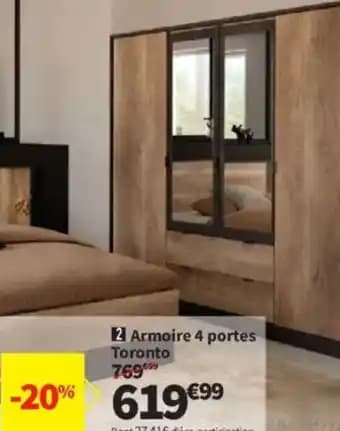 Armoire 4 portes Toronto
