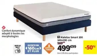 Promotion Exclusives de 15
Matelas 100% : Découvrez l'Offre incontournable