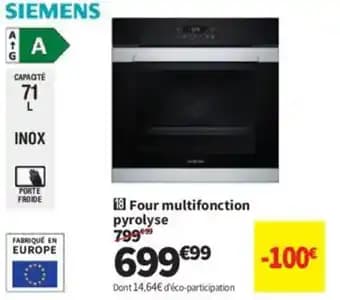 Promotion Exclusives de 24
Four pyrolyse : Découvrez l'Offre incontournable