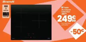 Table de cuisson induction