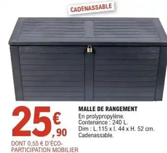 Promotion Exclusives de 2
Malle de rangement : Découvrez l'Offre incontournable