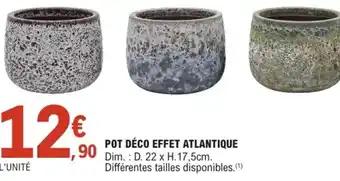 Pot déco effet atlantique