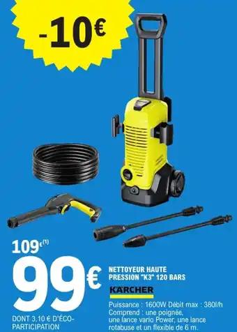 KÄRCHER Nettoyeur haute pression "k3" 120 bars